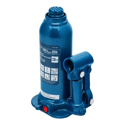 Домкрат гидравлический бутылочный, 3 т, h подъема 188-363 мм Stels