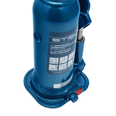 Домкрат гидравлический бутылочный, 3 т, h подъема 188-363 мм Stels