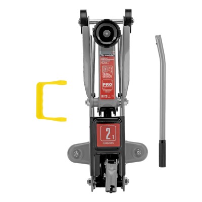 Домкрат гидравлический подкатной, 2 т, высота подъема 135-355 мм Matrix