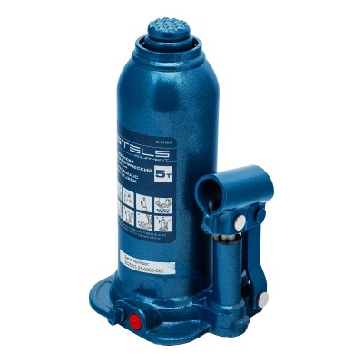 Домкрат гидравлический бутылочный, 5 т, h подъема 207-404 мм Stels