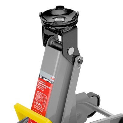 Домкрат гидравлический подкатной, 2 т, высота подъема 135-355 мм Matrix