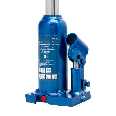 Домкрат гидравлический бутылочный телескопический, 2 т, H подъема 170-380 мм Stels