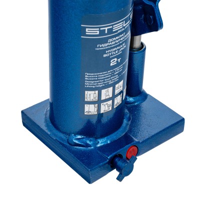Домкрат гидравлический бутылочный телескопический, 2 т, H подъема 170-380 мм Stels
