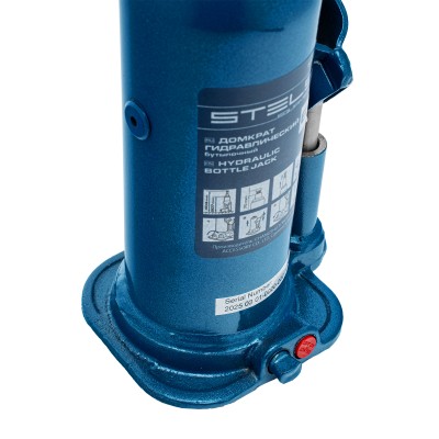 Домкрат гидравлический бутылочный, 6 т, h подъема 207-404 мм Stels Домкрат гидравлический бутылочный, 6 т, h подъема 207-404 мм Stels