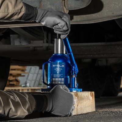 Домкрат гидравлический бутылочный телескопический, 8 т, H подъема 170-430 мм Stels