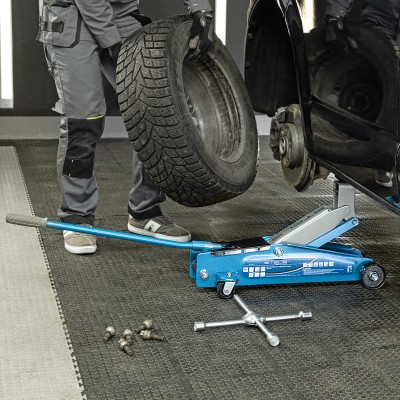 Домкрат гидравлический подкатной, высокий подъем, 3т, SUV, 190-535 мм Stels Домкрат гидравлический подкатной, высокий подъем, 3т, SUV, 190-535 мм Stels
