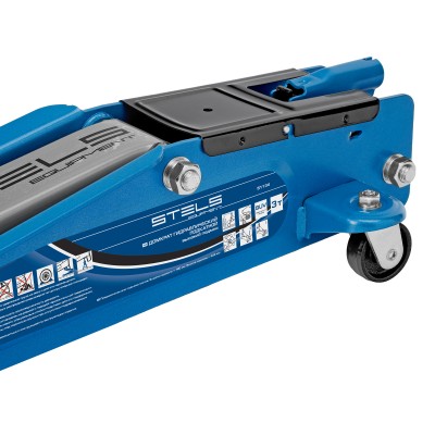 Домкрат гидравлический подкатной, высокий подъем, 3т, SUV, 190-535 мм Stels Домкрат гидравлический подкатной, высокий подъем, 3т, SUV, 190-535 мм Stels