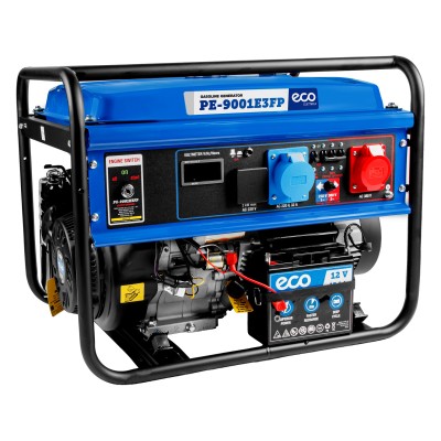 Электростанция (генератор бензиновый) ECO PE-9001E3FP