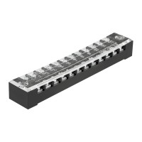 Блок зажимов клеммный БЗН ТВ-1512 1,5мм2 15A 12 пар REXANT Блок зажимов клеммный БЗН ТВ-1512 1,5мм2 15A 12 пар REXANT