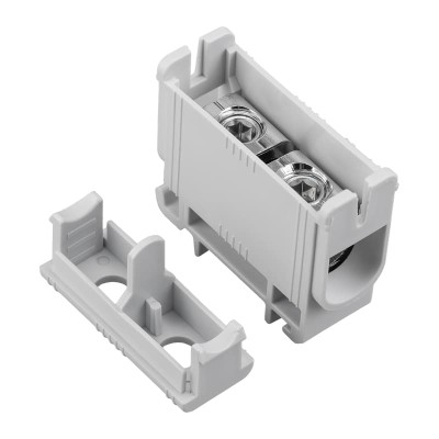 Клемма вводная силовая КВС 6-50мм² серая REXANT Клемма вводная силовая КВС 6-50мм² серая REXANT