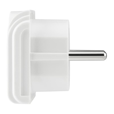 Адаптер сетевой (переходник) универсальный на Евро вилку F/C2 «Квадрат» 10А б/з белый REXANT Адаптер сетевой (переходник) универсальный на Евро вилку F/C2 «Квадрат» 10А б/з белый REXANT