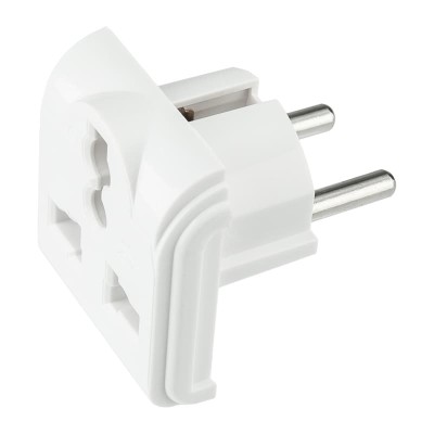 Адаптер сетевой (переходник) универсальный на Евро вилку F/C2 «Квадрат» 10А б/з белый REXANT Адаптер сетевой (переходник) универсальный на Евро вилку F/C2 «Квадрат» 10А б/з белый REXANT