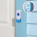 Беспроводной дверной звонок RX-3 32 мелодии 100м кнопка IP44 (белый/синий) REXANT
