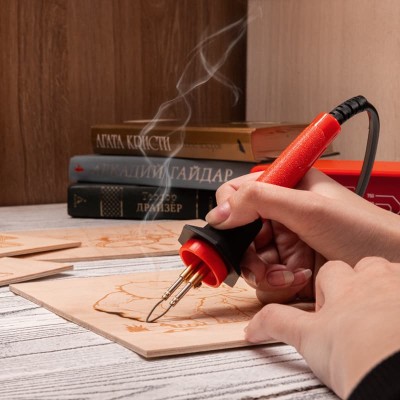 Выжигатель (прибор для выжигания), пирограф, 40Вт, 230В, 250-750°C, коробка REXANT