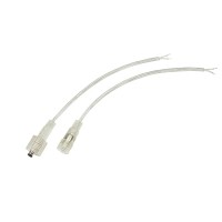 Соединительный кабель (2pin) герметичный (IP67) 2х0.35мм²  прозрачный  REXANT