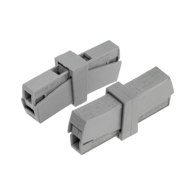 Строительно-монтажная клемма СМК 224-201 для светильника на 2 проводника (1,0-2,5)/(0,5-2,5) мм² (5 шт./уп.) REXANT