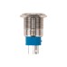 Кнопка антивандальная Ø19 12В(LED) Фикс (5с) OFF-ON/ON-OFF подсв/синяя REXANT