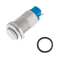 Кнопка антивандальная Ø12 Б/Фикс (2с) OFF-(ON) выпуклая (A12-B2) REXANT (в упак. 1шт.)