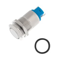 Кнопка антивандальная Ø12 Фикс (2с) OFF-ON выпуклая (A12-B2) REXANT (в упак. 1шт.)