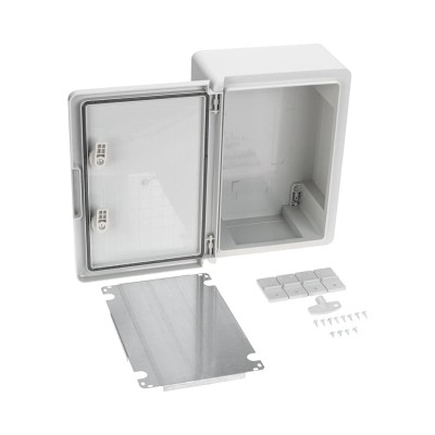 Корпус пластиковый ЩМПп с монтажной панелью 350х250х150мм, АБС, УХЛ1, IP65 REXANT Корпус пластиковый ЩМПп с монтажной панелью 350х250х150мм, АБС, УХЛ1, IP65 REXANT