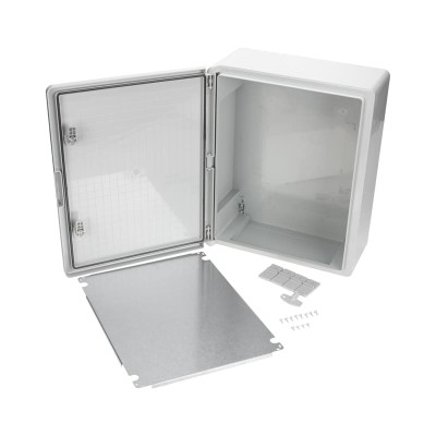 Корпус пластиковый ЩМПп с монтажной панелью 500х400х180мм, АБС, УХЛ1, IP65 REXANT Корпус пластиковый ЩМПп с монтажной панелью 500х400х180мм, АБС, УХЛ1, IP65 REXANT