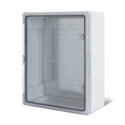 Корпус пластиковый ЩМПп с прозрачной дверцей и монтажной панелью 400х300х170мм, АБС, УХЛ1, IP65 REXANT