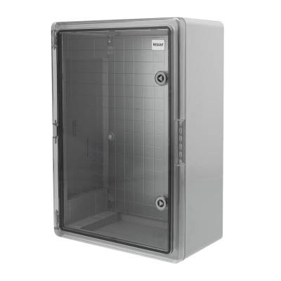 Корпус пластиковый ЩМПп с прозрачной дверцей и монтажной панелью 500х350х190мм, АБС, УХЛ1, IP65 REXANT