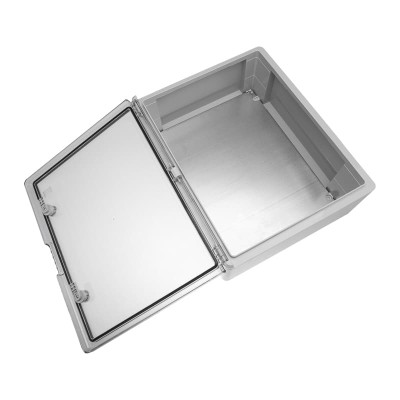 Корпус пластиковый ЩМПп с прозрачной дверцей и монтажной панелью 500х350х190мм, АБС, УХЛ1, IP65 REXANT Корпус пластиковый ЩМПп с прозрачной дверцей и монтажной панелью 500х350х190мм, АБС, УХЛ1, IP65 REXANT