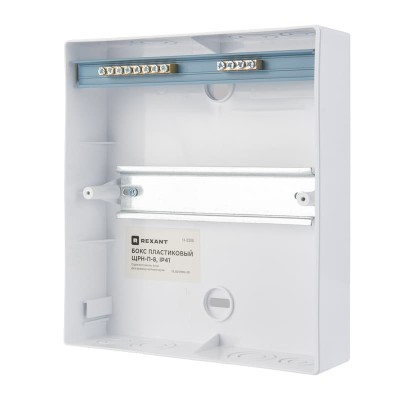 Бокс пластиковый ЩРН-П-8 IP41 белый REXANT