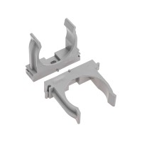 Крепеж-клипса для трубы ø40мм, серая (30 шт/уп) REXANT