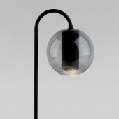 Настольный светодиодный светильник со стеклянным плафоном 80508/1 дымчатый