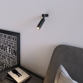 Настенный светодиодный светильник в стиле лофт 20143/1 LED черный
