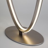 Напольный светодиодный светильник в стиле минимализм 80415/1 сатин-никель