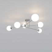 Потолочный светильник со стеклянными плафонами 30181/6 хром