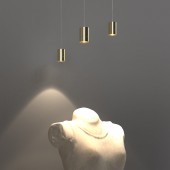 Подвесной светодиодный светильник в стиле лофт 50248/1 LED/ золото