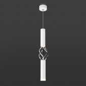 Подвесной светодиодный светильник в стиле лофт 50191/1 LED белый / хром