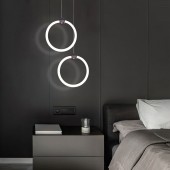Подвесной светодиодный светильник в стиле минимализм 90166/1 черный