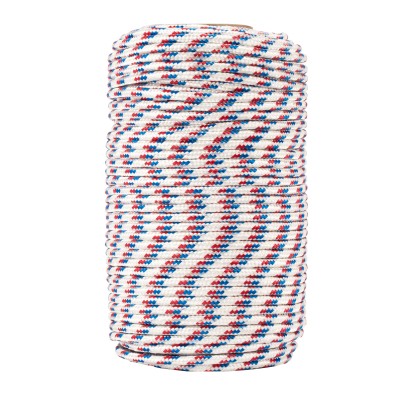 Фал плетеный полипропиленовый с сердечником, 8 мм, L 100 м, 16-прядный, Сибртех Фал плетеный полипропиленовый с сердечником, 8 мм, L 100 м, 16-прядный, Сибртех