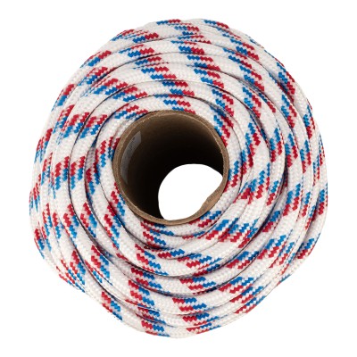 Фал плетеный полипропиленовый с сердечником, 10 мм, L 100 м, 24-прядный, Сибртех