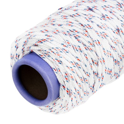 Фал плетеный полипропиленовый с сердечником, 6 мм, L100 м, 16-прядный, Сибртех