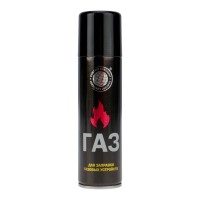 Газ для зажигалок, метал.баллон, 210 см3 (140 мл) 80 гр. с универсальным переходником Газ для зажигалок, метал.баллон, 210 см3 (140 мл) 80 гр. с универсальным переходником