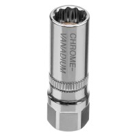 Головка торцевая свечная, магнитная, двенадцатигранная, 14 мм, под квадрат 1/2 Gross Головка торцевая свечная, магнитная, двенадцатигранная, 14 мм, под квадрат 1/2 Gross