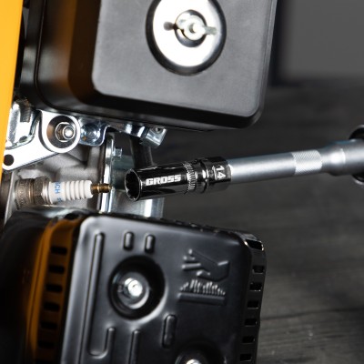 Головка торцевая свечная, магнитная, двенадцатигранная, 14 мм, под квадрат 1/2 Gross Головка торцевая свечная, магнитная, двенадцатигранная, 14 мм, под квадрат 1/2 Gross