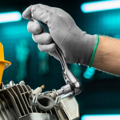 Набор торцевых головок, 3/8, двенадцатигранные, CrV, 10 шт, 8-19 мм Stels