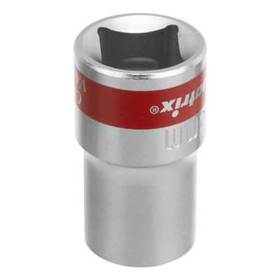 Головка торцевая, 13 мм, двенадцатигранная, CrV, под квадрат 1/2, хромированная Matrix Головка торцевая, 13 мм, двенадцатигранная, CrV, под квадрат 1/2, хромированная Matrix