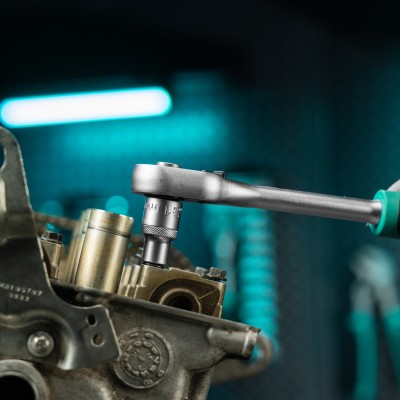 Набор торцевых головок, 1/2, двенадцатигранные, CrV, 10 шт, 10-22 мм Stels