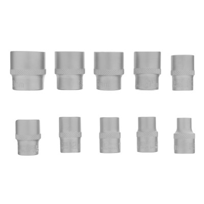 Набор универсальных торцевых головок, 3/8, SpLine, CrV, 10 шт, 8-19 мм Stels