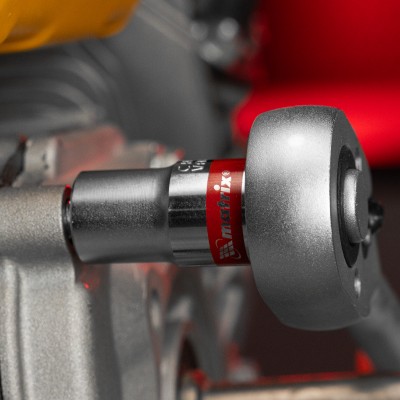 Головка торцевая, 14 мм, шестигранная, CrV, под квадрат 1/2, хромированная Matrix