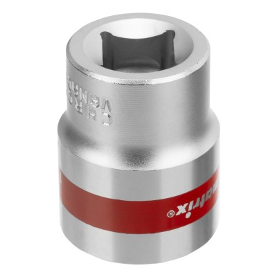 Головка торцевая, 22 мм, двенадцатигранная, CrV, под квадрат 1/2, хромированная Matrix Головка торцевая, 22 мм, двенадцатигранная, CrV, под квадрат 1/2, хромированная Matrix