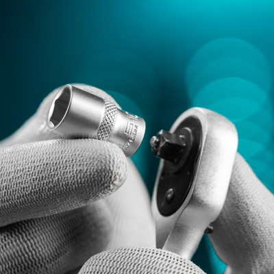 Набор торцевых головок, 1/4, шестигранные, CrV, 10 шт, 4-13 мм Stels